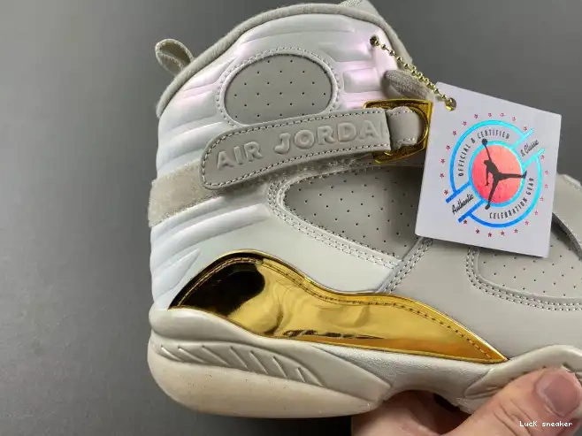 Reps LUCY Champagne Retro Jordan 8 832821-030 0408